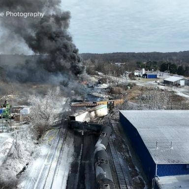 VIDEO: Ohio residents fear toxic nightmare after train derailment 