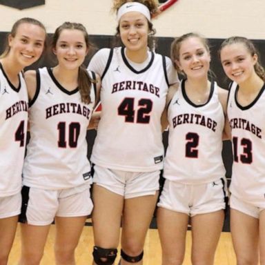 VIDEO: Teen cancer survivor scores winning shot in last high school basketball game