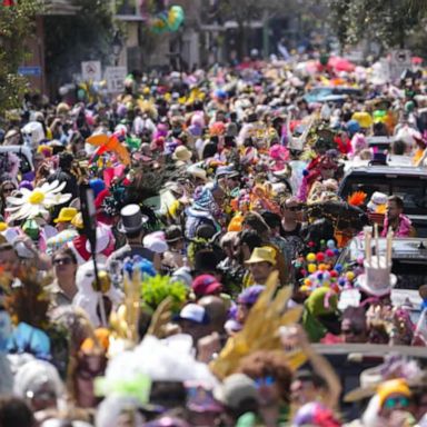 VIDEO: Mardi Gras in full post pandemic swing