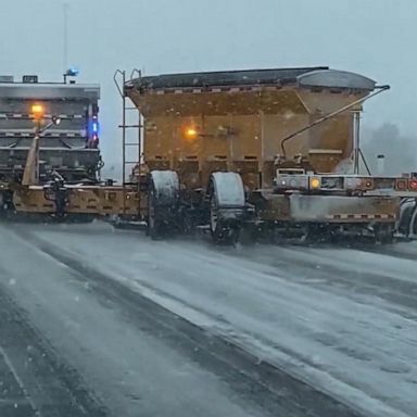 VIDEO: Massive winter storm brings wind, snow and ice