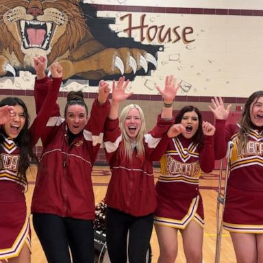 VIDEO: Deaf cheerleaders wow crowds at championship