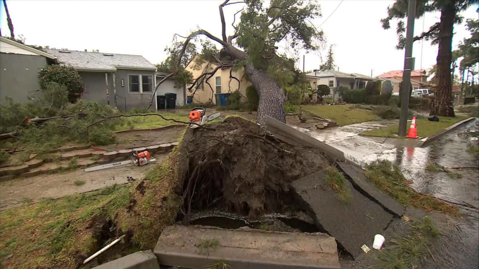 Dangerous Winter Storm Batters California - Good Morning America