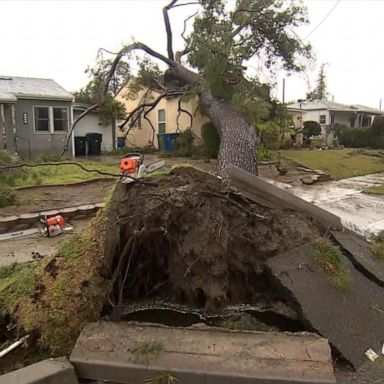 VIDEO: Dangerous winter storm batters California