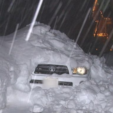 VIDEO: West Coast residents buried in snow