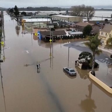 VIDEO: Relentless rain triggers flooding in California