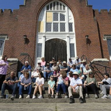 VIDEO: Church mass in session after roof blown off