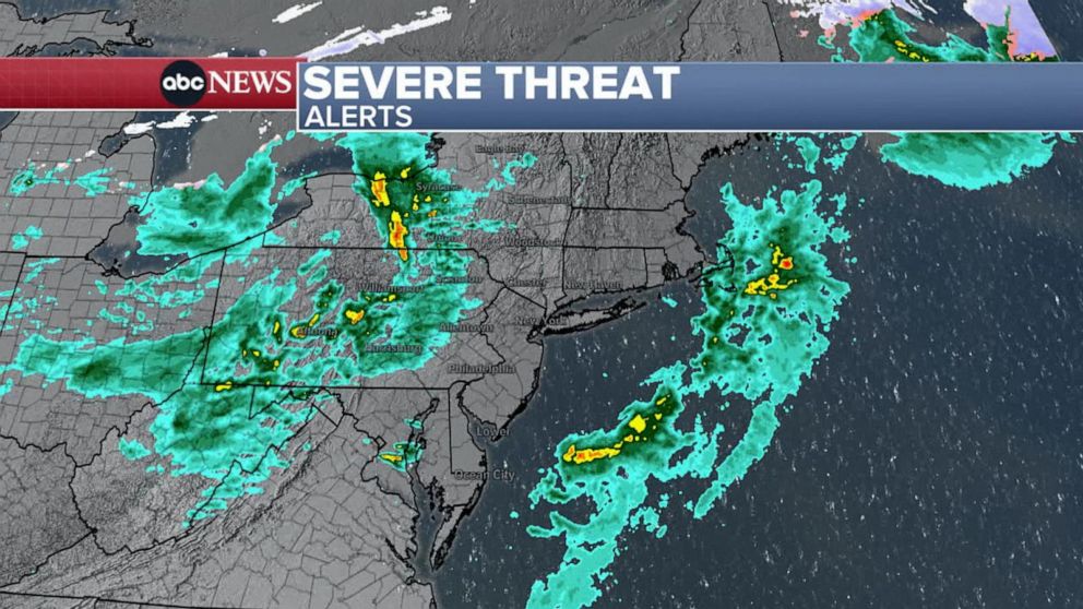 Severe weather threat moving across the country | GMA
