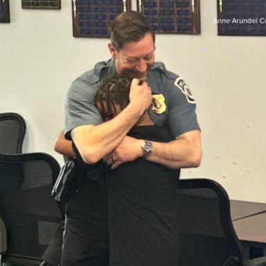 VIDEO: Officer reunites with boy he rescued 11 years ago