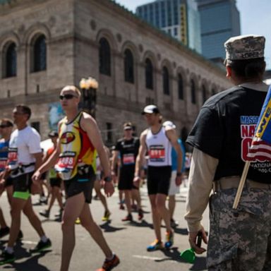 VIDEO: Boston comes out strong for marathon day