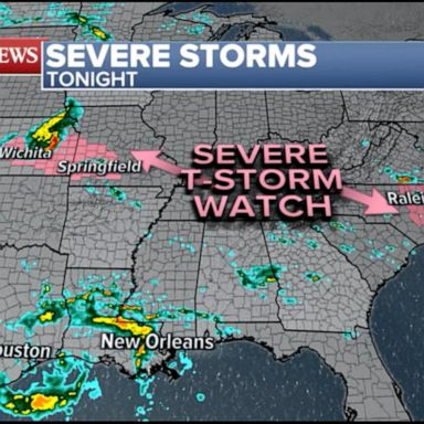 VIDEO: Severe storms forecasted for several states