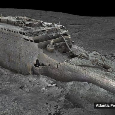 VIDEO: 3D scan of Titanic gives up close look of wreckage