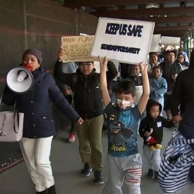 VIDEO: Parents protest NYC migrant housing plan