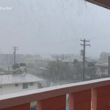 VIDEO: Typhoon hits Guam