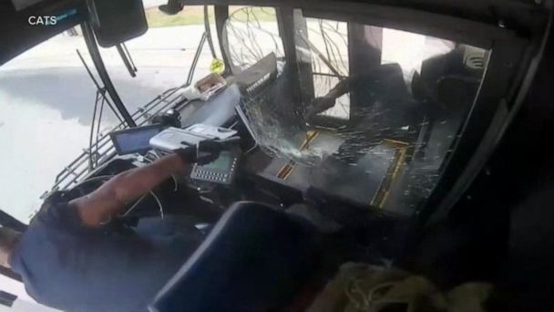 Terrifying bus shootout in Charlotte, North Carolina