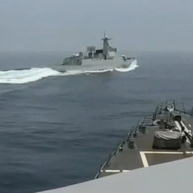 VIDEO: US warns China over close pass in Taiwan Strait