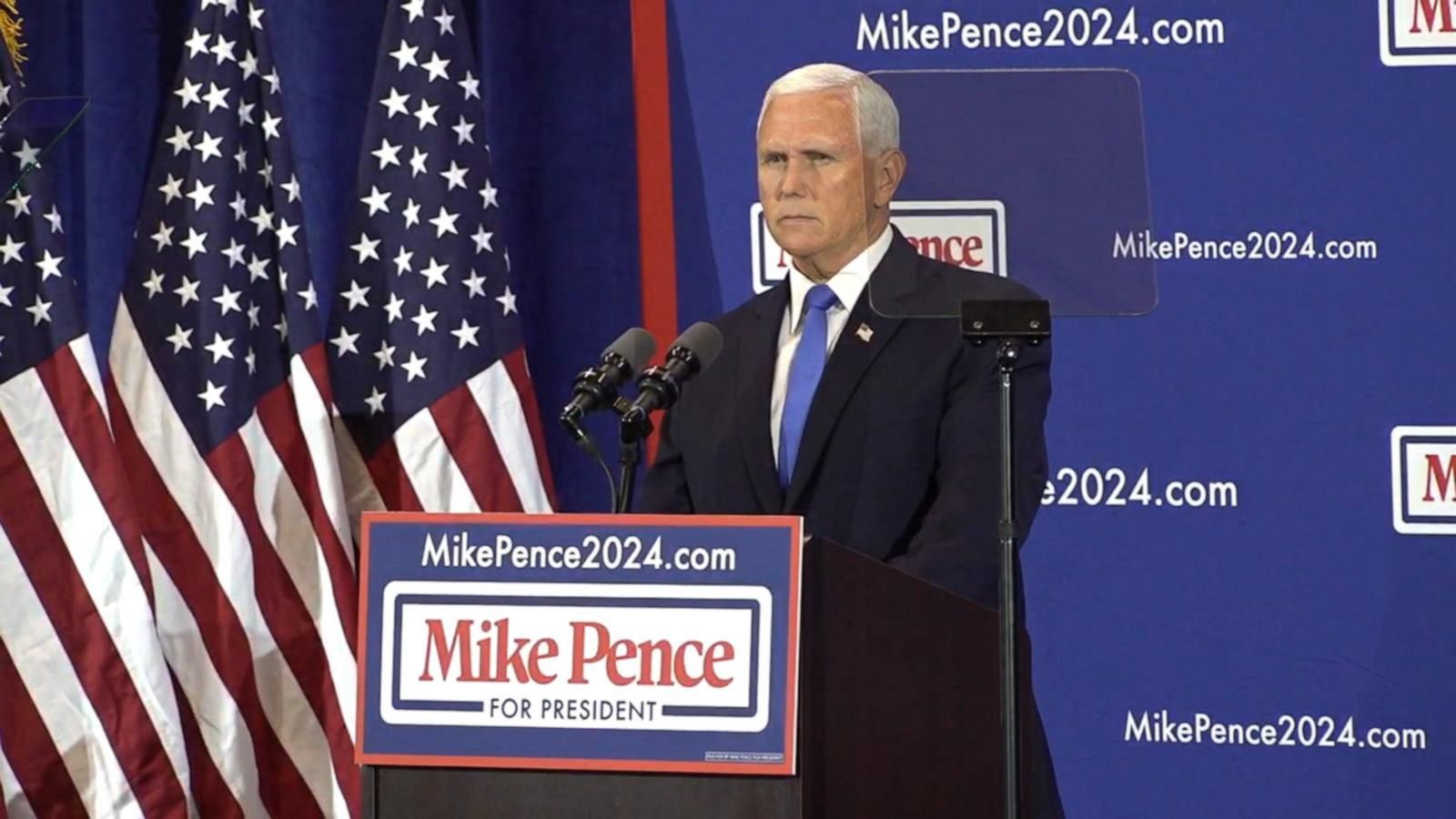 Mike Pence For President 2028 Oval Bumper Sticker - Political Campaign Decal