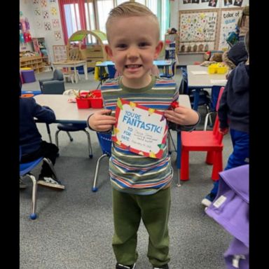 VIDEO: 5-year-old surprises former classmates