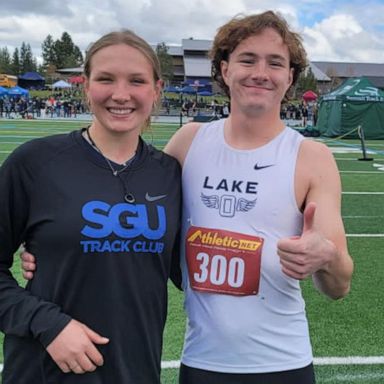 VIDEO: High school sprint phenom beats prom date