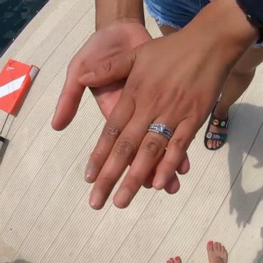 VIDEO: Man takes the plunge to recover wedding ring