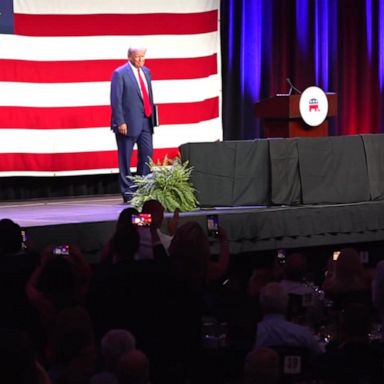 VIDEO: Former President Donald Trump back on campaign trail