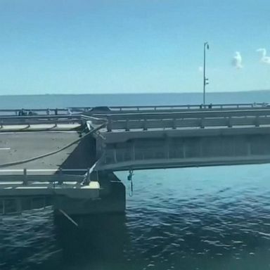 VIDEO: Ukraine strikes Crimean bridges and again launches drones at Moscow