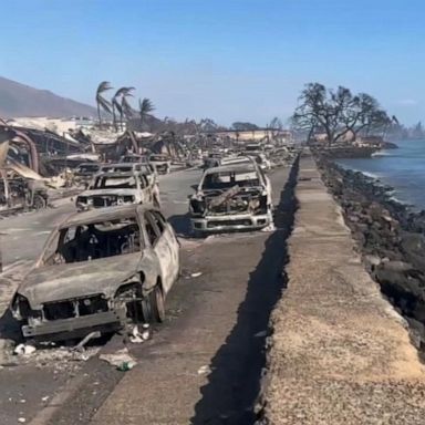 VIDEO: Devastation in Maui from largest wildfire in Hawaii's history