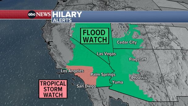 Tropical Storm Hilary Threatens Southern California with Heavy Rainfall and Flooding