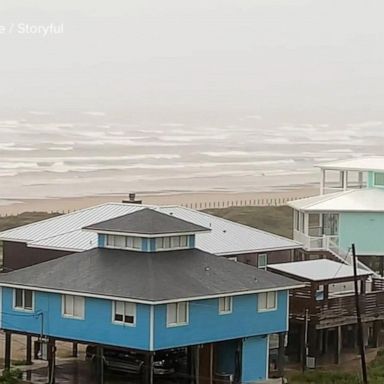 VIDEO: Tropical Storm Harold slams Texas