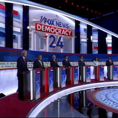 VIDEO: GOP presidential candidates spar for attention at 1st primary debate