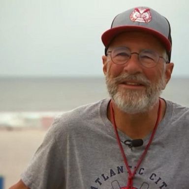 VIDEO: Retired doctor lives out dream to be a lifeguard