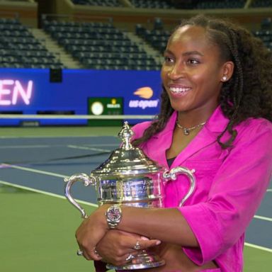 VIDEO: Coco Gauff's message to young girls: 'Never give up on your dreams'