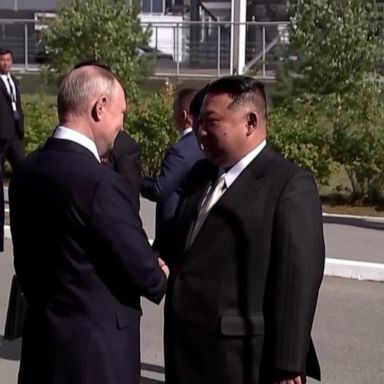 VIDEO: Putin, Kim Jong Un meet in person over 'fight against imperialism'