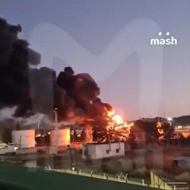 VIDEO: Drone strikes an oil depot near Putin’s residence