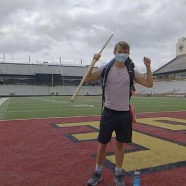 VIDEO: Person of the Week: 22-year-old walks 500 miles to advocate for homeless