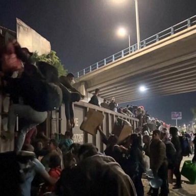 VIDEO: Border patrol overwhelmed by influx of migrants