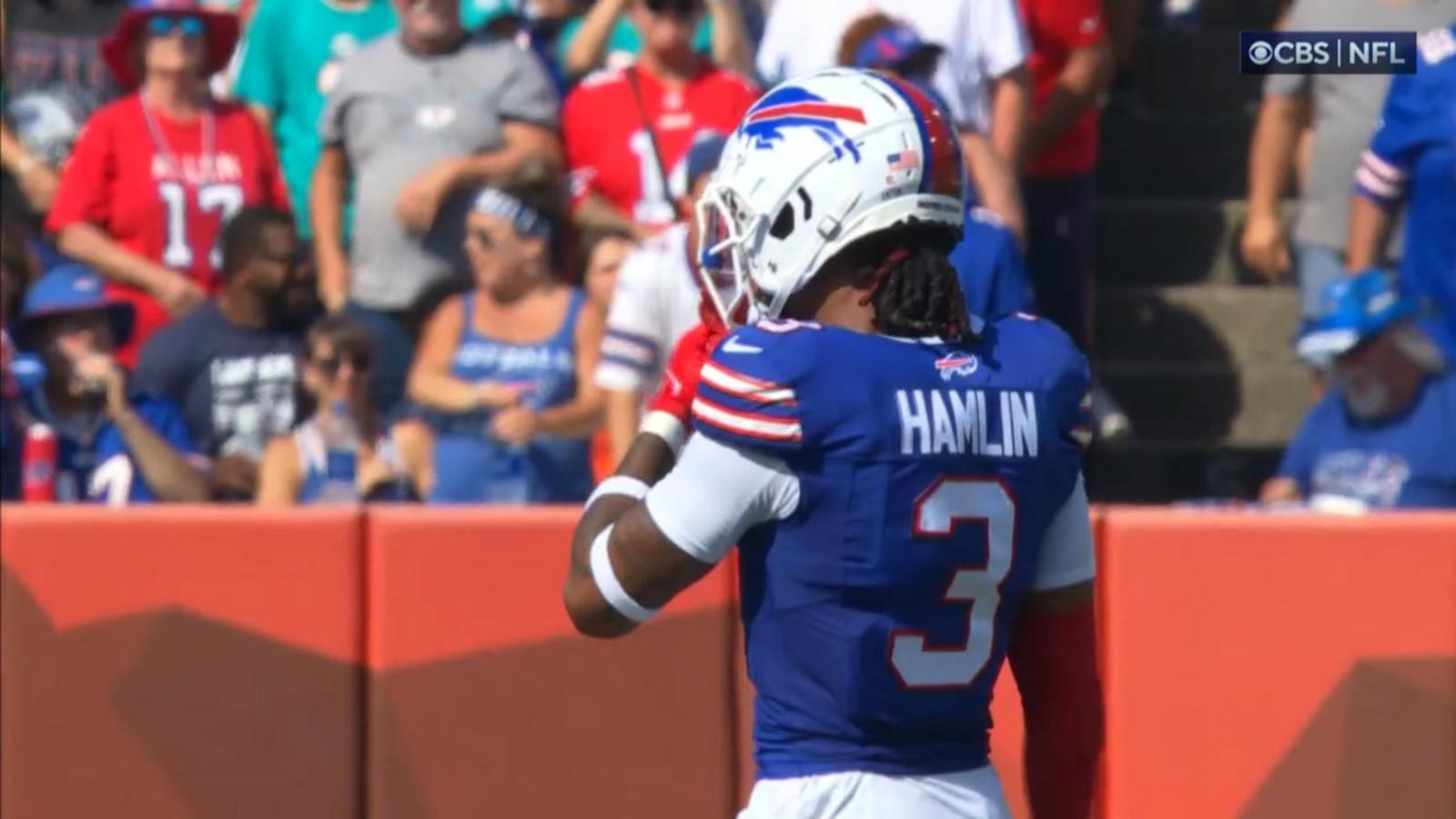 Bills safety Damar Hamlin returns to action in first regular-season game  since cardiac arrest