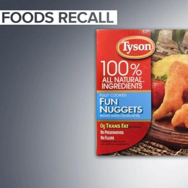 VIDEO: Tyson Foods recalls nearly 30,000 pounds of chicken