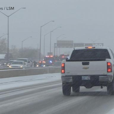 VIDEO: Massive storm creates deadly road conditions during post-Thanksgiving holiday travel