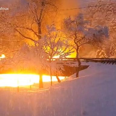 VIDEO: Fiery tanker truck crash in Vermont