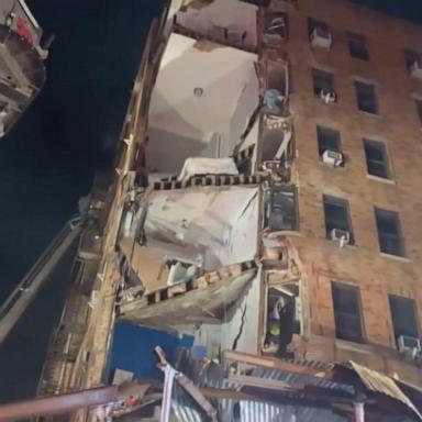 VIDEO: New York City apartment building partially collapses