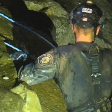 VIDEO: Man rescued after being trapped for days in hole 