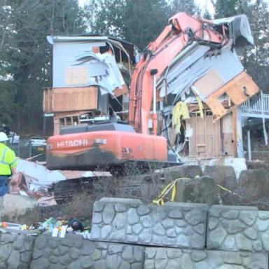 VIDEO: Idaho murder house demolished