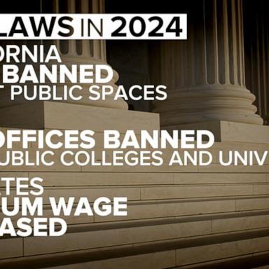 VIDEO: New state laws in effect across US