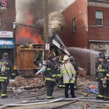 VIDEO: Gas explosion rocks DC block