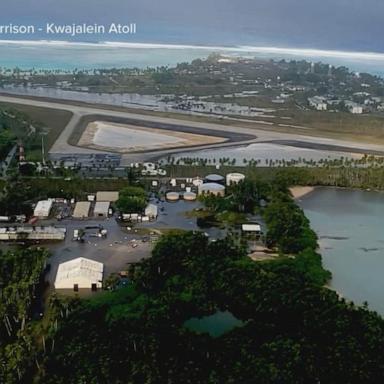 VIDEO: Extreme waves hit U.S. Army base in the Marshall Islands