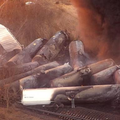 VIDEO: Toxic train derailment 1 year later