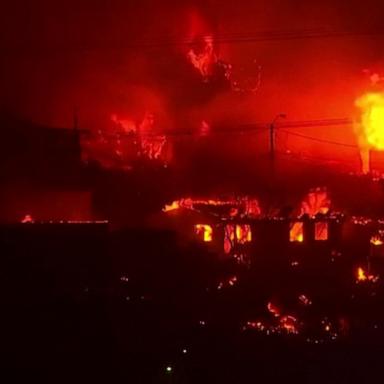 VIDEO: Deadly wildfires burn across Chile