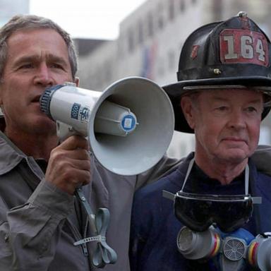 VIDEO: 9/11 firefighter known for famous photo with Bush dies