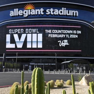 VIDEO: All eyes on Vegas for Super Bowl LVIII