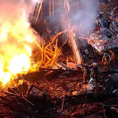 VIDEO: 1 firefighter dead, 13 others injured after Virginia home explosion